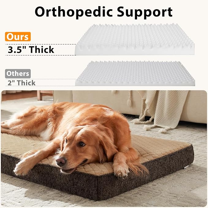 JOEJOY Orthopedic Dog Bed for Extra Large Dogs
