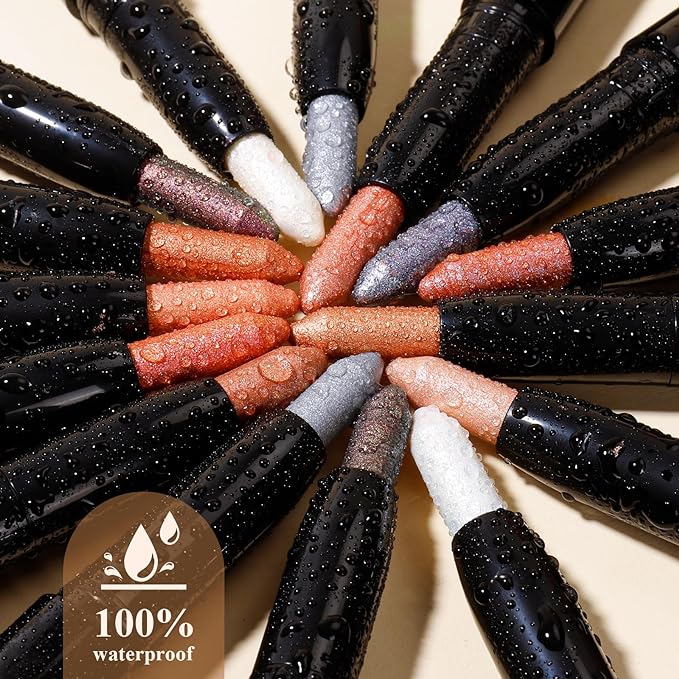 Longwear Cream Eye Shadow Sticks(30 Matte Chocolate), Smudge-Proof, Waterproof Eyeshadow,Silky Formula Glitter With Makeup Brush,Brown Eyeshadow Stick