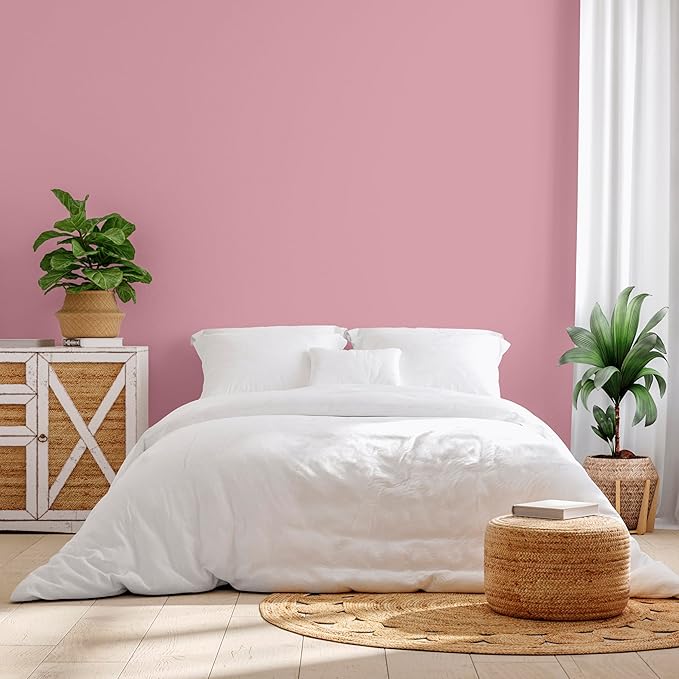 Rust-Oleum Color Spark Interior Paint and Primer in One, Eggshell, Peony, 1 Gallon