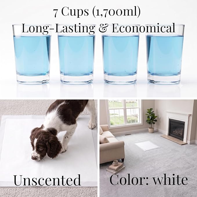 28x34 X-Large 40 Count Quick Drying Super Absorbent Pee Pads