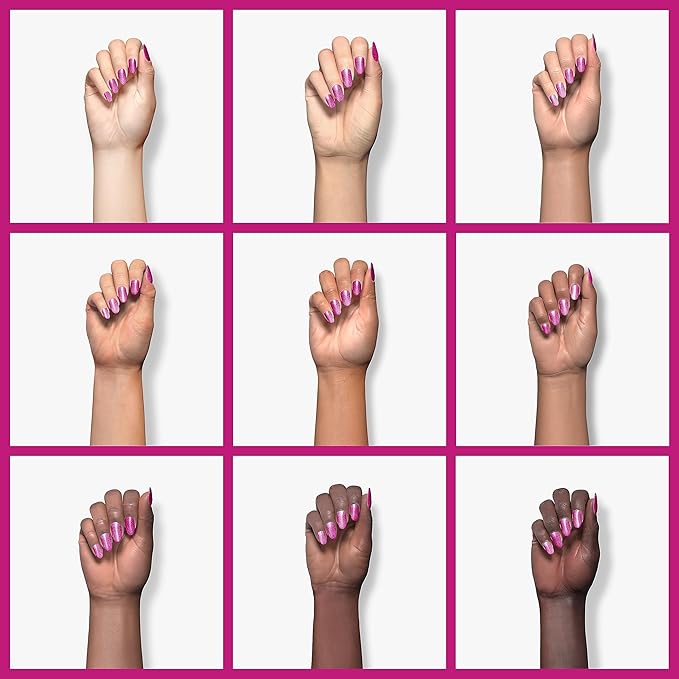 ILNP Pucker Up - Vibrant Pink Shimmer Nail Polish