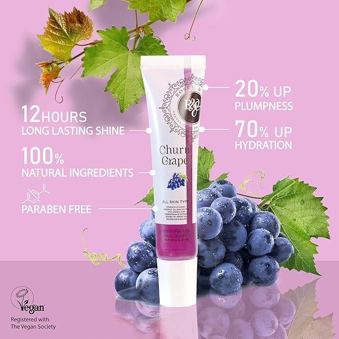 Rosee Lip Gloss Vegan & Cruelty Free Treatment, Professional Make up, Long Lasting Glossy with Shea Butter, Moisturize, Protect & Smooth, High Shine, Non-Sticky (v. Set of 4-3, 0.5)