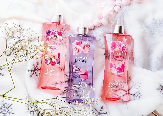 Body Fantasies Signature Fragrance Body Spray, Romance and Dreams, 8 Fluid Ounce (Pack of 2)
