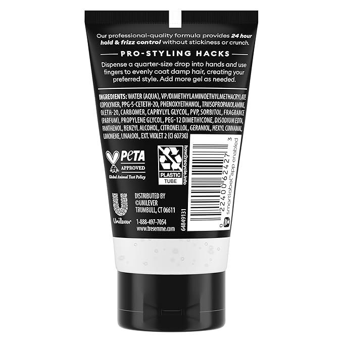 TRESemmé Hair Gel Extra Hold Pack of 24 For an Strong Hold and Lasting Shine Extra Firm Control Styling Gel for All Hair Types 2 oz