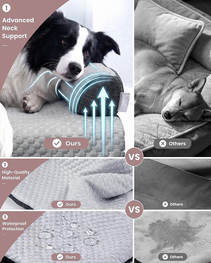 IUUI Dog Bed/Mat for Couch,Faux Rabbit Fur Pet Sofa Furniture Protector | Non-Slip&Manchine Washable,Protects Sofa from Fur & Scratches,Bubble Puff Fluffy Texture,Cozy for All Size Dogs&Cats