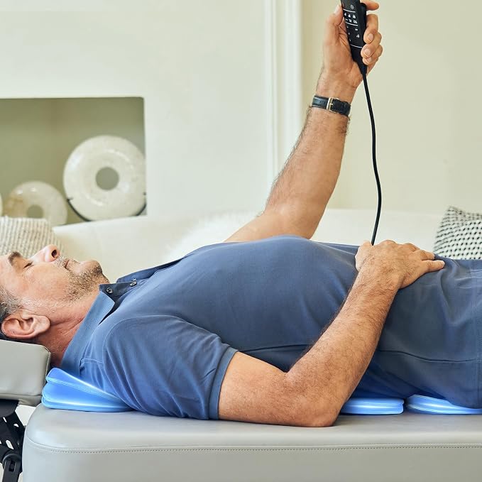 Master Massage 30” FlexWave – Innovative Portable Massage Table for Total Body Stretching with Precision Airbag Technology and 3D Lumbar Traction-Concord