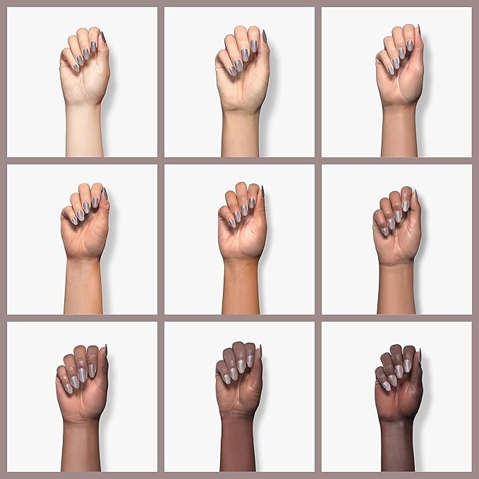 ILNP Coffee Run - Creamy Mocha Neutral Nude Nail Polish, Subtle Holographic, Chip Resistant, 7-Free, Non-Toxic, Vegan, Cruelty Free, 12ml