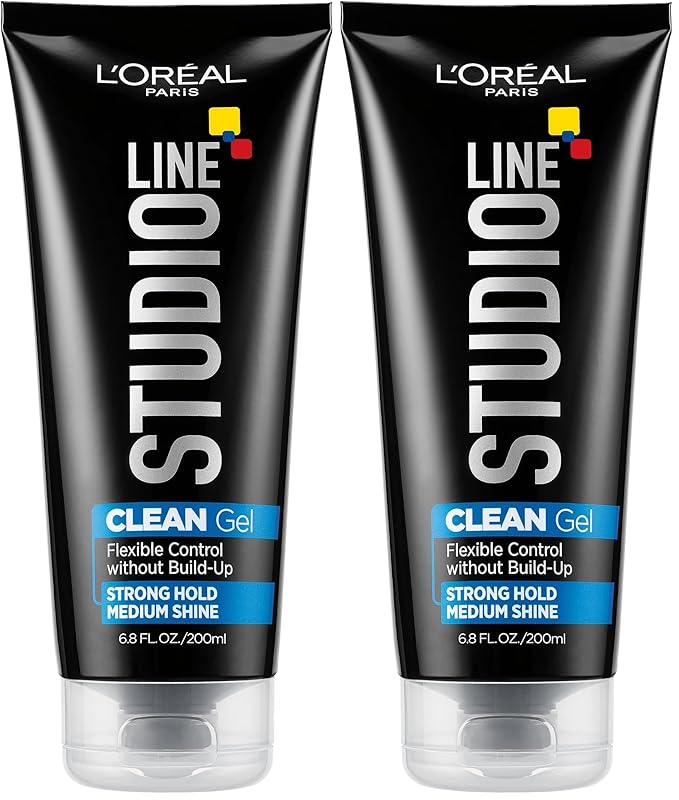 L'Oreal Paris Studio Line Clear Minded Clean Gel - Strong Hold 6.8 fl; oz.,(Pack of 2)