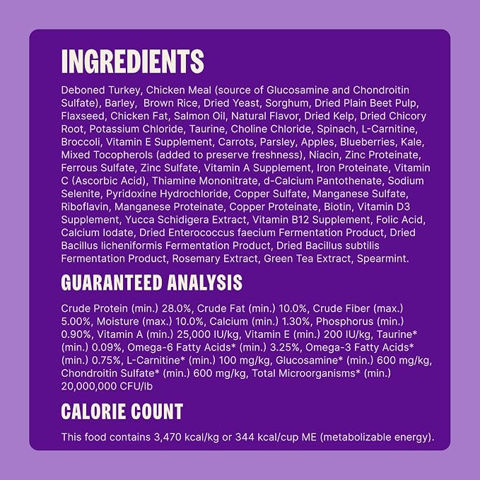 Wellness Complete Health Healthy Weight Small Breed Adult Dry Dog Food, Wholesome Grain Kibble, Natural, Turkey and Brown Rice Recipe, 4 lb Bag