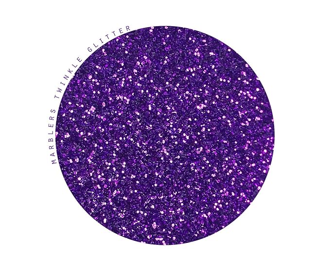 MARBLERS Twinkle Face & Body Glitter [Amethyst] 0.18oz (5g) | Fine | Non-Toxic | Vegan | Cruelty-Free | Festival, Rave & Party Makeup | Eye, Hair, Nail Polish, Eyeshadow | Nail Art | Gel Nail