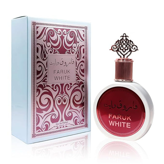 A CENTER Faruk Floral Women Perfume 3.4Fl Oz Eau de Parfum Cologne with Jasmine & Vanilla,Rose Notes Elegant Bottle