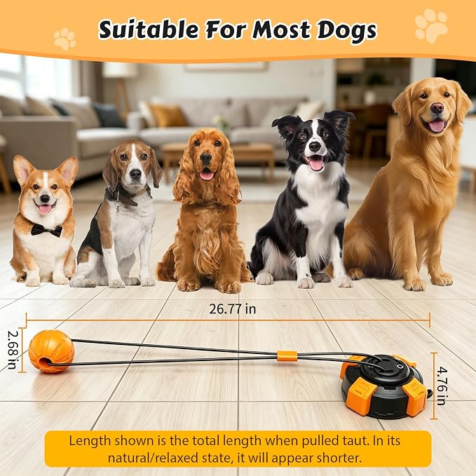 Interactive Dog Toys Tug of War Toys for Aggressive Chewer