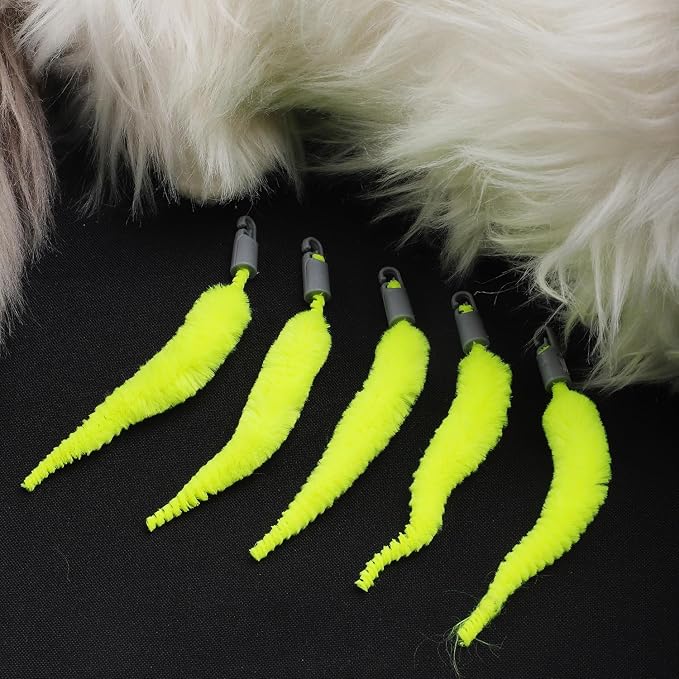 BOXOB 20pcs Cat Ball Replacement Tails, Automatic Moving Interactive Toy