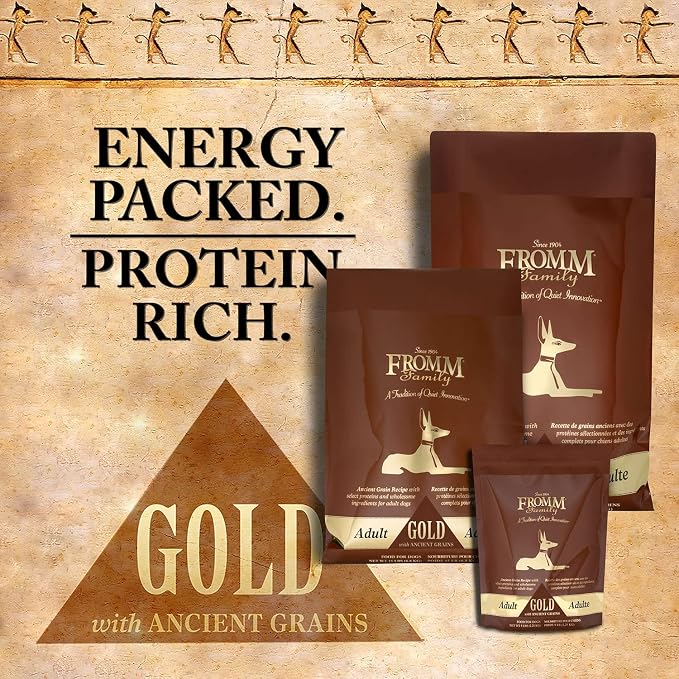 Fromm Adult Gold with Ancient Grains Dog Food - Premium Dry Dog Food - Chicken Recipe - 15 lb