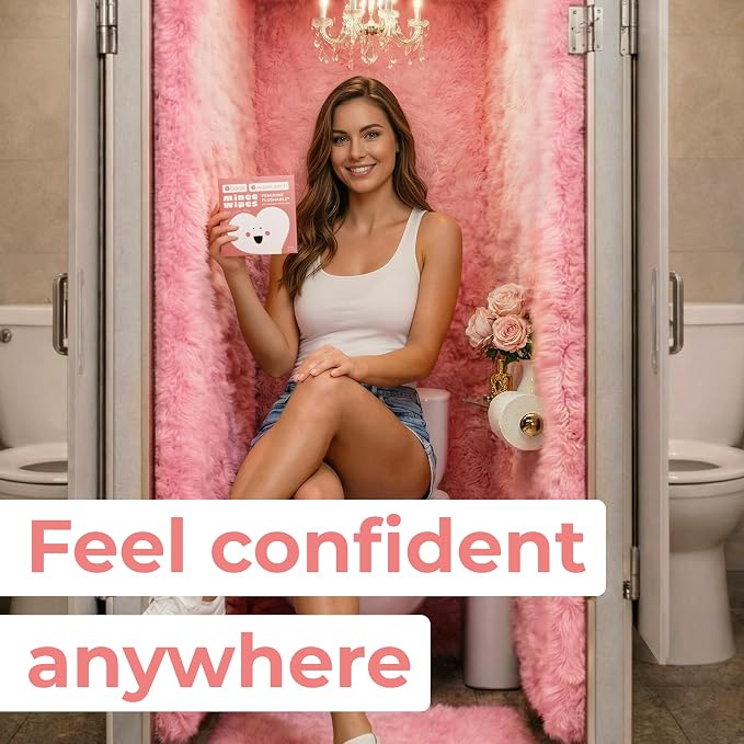 Feminine Wipes for Women – Flushable pH Balanced Wipes, 99% Water & Aloe – Unscented, Gentle Intimate & Period Care with Odor Protection – Daily Hygiene & Travel Essentials – 24 Pack, 144 Wipes
