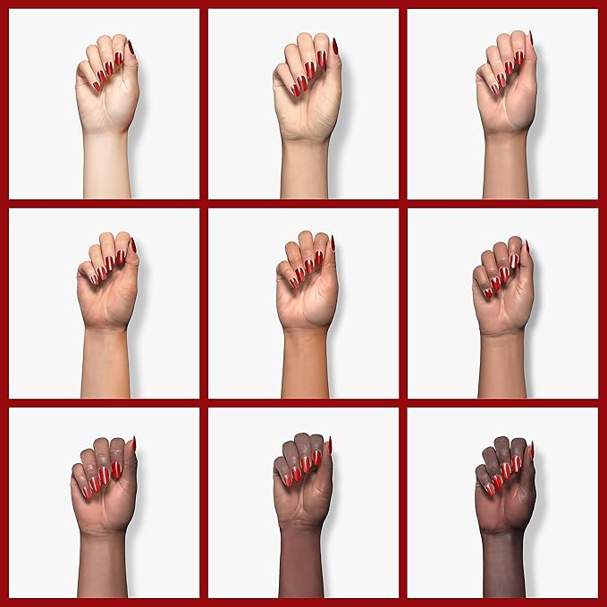 GAOY Ruby Red Gel Nail Polish, 16ml Soak Off UV Light Cure Gel Polish for Nail Art DIY Manicure at Home, Color 1154