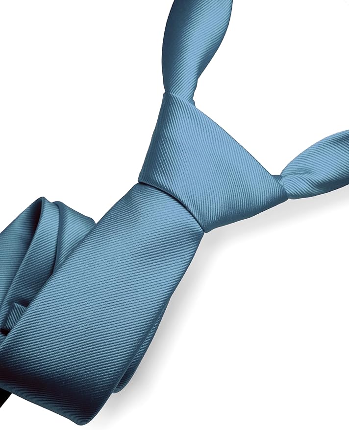 RBOCOTT Solid Color Tie Formal Necktie for Men