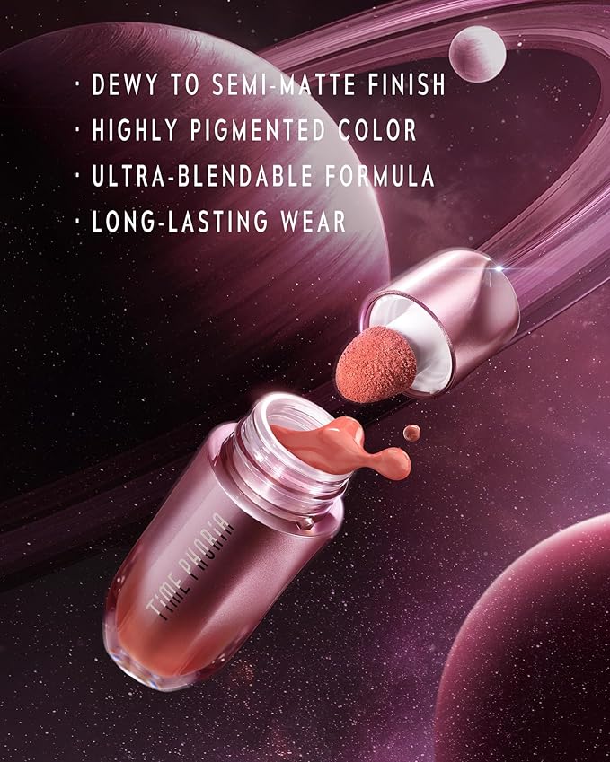 Liquid Blush Makeup for Cheeks, Natural Matte Finish, Blush Tint Stick, Multi-Use, Long-Lasting Lip & Cheek Makeup, Lightweight (07 SECRET DESIRE)