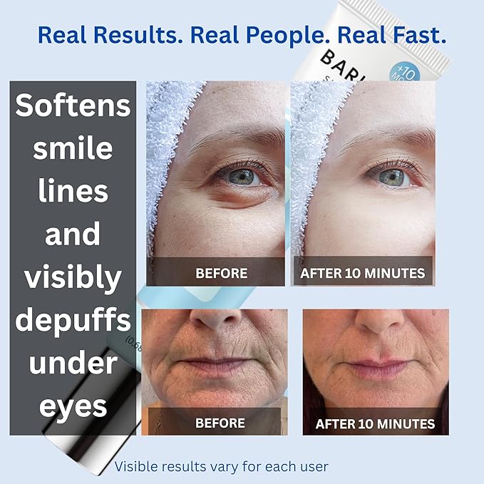 Rapid Reduction Eye Serum | Fast-Acting Wrinkle & Undereye Bag Tightening Formula | Minimizes Dark Circles & Fine Lines Instantly | For Men & Women | 20ml (0.68 fl oz)
