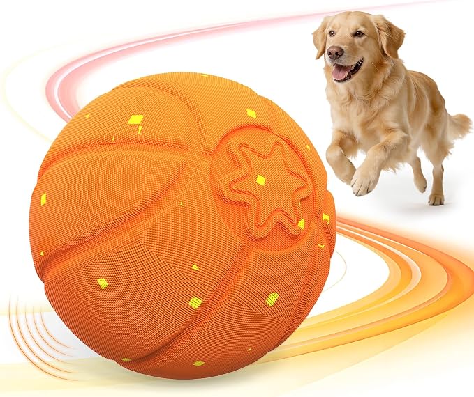 Invengo Interactive Dog Ball, Automatic Rolling Dog Toys with 3 Play Modes | For Dogs, Interactive Play