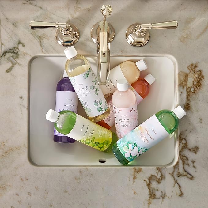 Thymes Hand Wash Refill - Lightly Scented Liquid Hand Soap for Bathroom and Kitchen Refill - Moisturizing Formula with Natural Ingredients (Eucalyptus, 24.5 fl oz)
