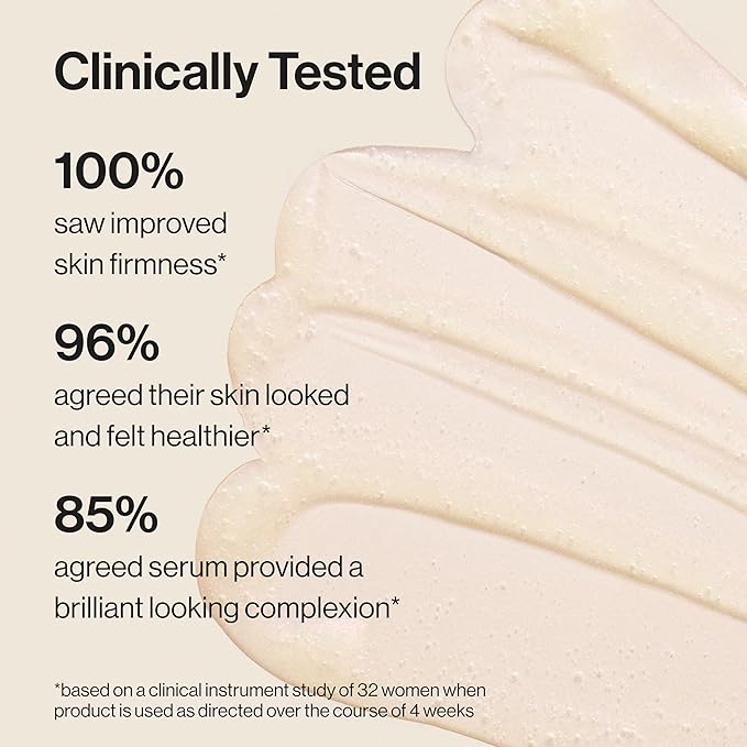 Honest Beauty Vitamin C Radiance Serum, Improves Brightens Skin Tone and Complexion, Gentle for Sensitive Skin, Fragrance-Free, Vegan, 1 fl oz