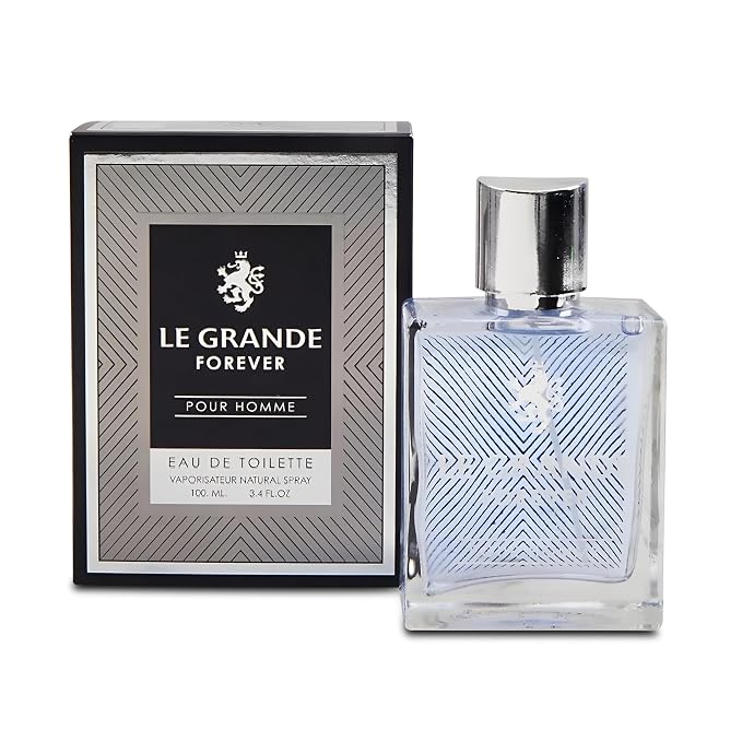 AFLUXE Men's Cologne Le Grande Forever- Eau De Toilette Spray Perfume Fresh Scent 3.4 Fl Oz Daily Used