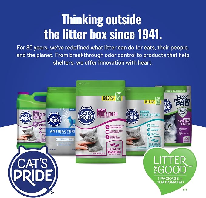 Cat's Pride Pure & Fresh Lightweight Scented Clumping Litter 10lb