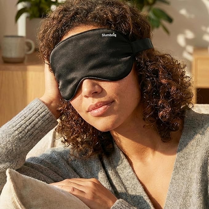 Cooling Eye Mask for Sleeping – Reusable Hot & Cold Gel Eye Mask with Adjustable Strap, Wide Coverage Sleep Eye Mask for Relaxation, Travel & Eye Comfort