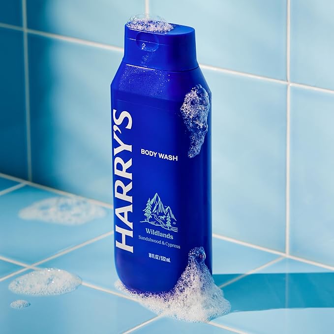 Harry's Men's Body Wash - Wildlands - (3 Pack) 18 fl oz - Shower Gel for Men - No Parabens, Sulfates, or Dyes