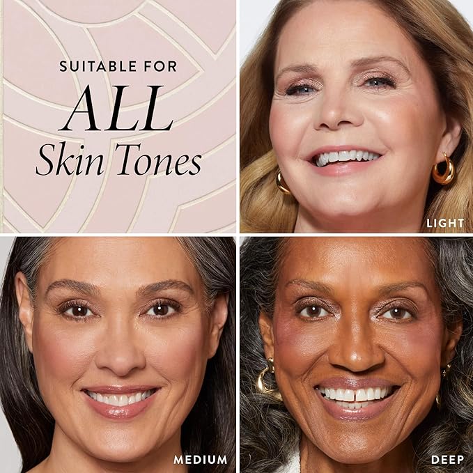 LAURA GELLER Baked Icons Complete Full Face Palette, Golden Medium | All-in-One Makeup Palette with Baked Foundations, Blush, Bronzer, Highlighter, Eyeshadows | Coverage for Mature Skin |