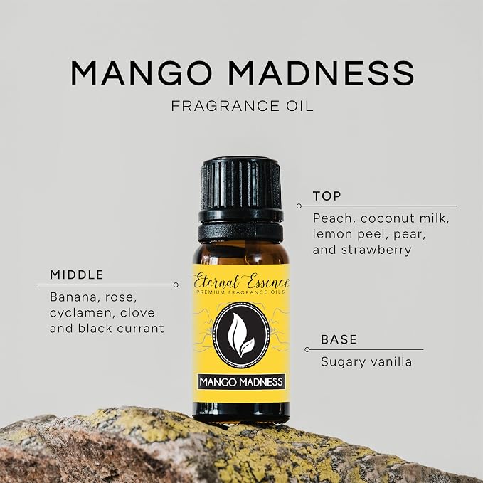 Mango Madness Premium Grade Fragrance Oil - 10ml - Scented Oil