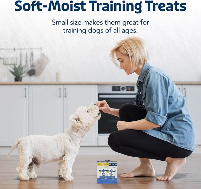 Blue Buffalo Bits Chicken Training Treats, 1 oz, 12 ct | Real Chicken First, DHA for Cognitive Development, No Chicken By-Product Meals, Free from Red Dye 40