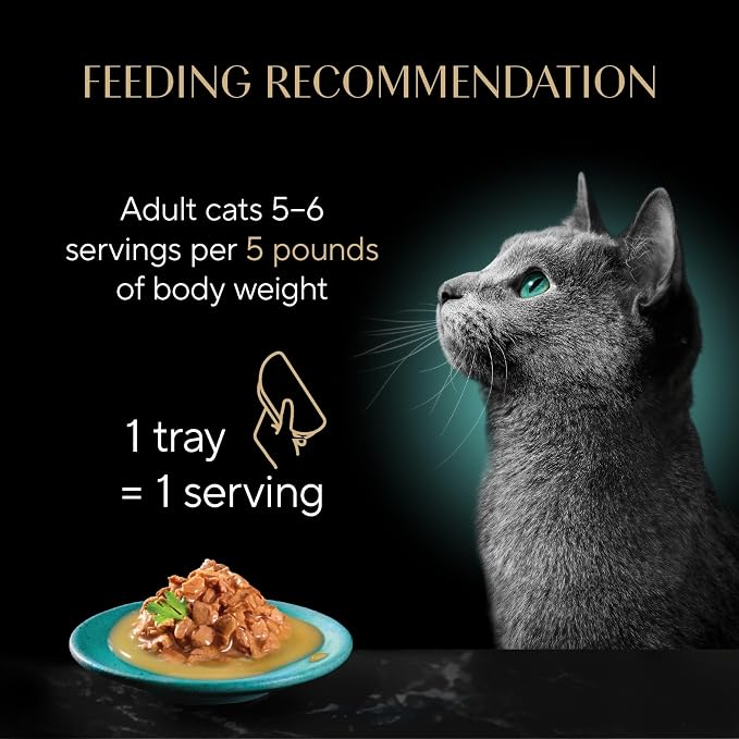 Sheba Gravy Indulgence Adult Wet Cat Food,Wet Food for Cats Chicken Entree in Extra Gravy,2.6 oz. Twin-Pack Trays (,48 Servings),24 Count (Pack of 2)