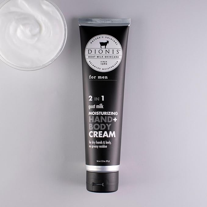 Dionis Goat Milk Hand & Body Cream Men’s Fresh 3.3oz (Pack of 1)