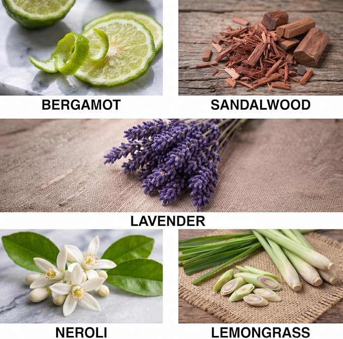 Calming Essential Oil Blend, 100% Natural Aromatherapy Grade, 10ml / 0.34 Fl Oz (Gentle Breeze)
