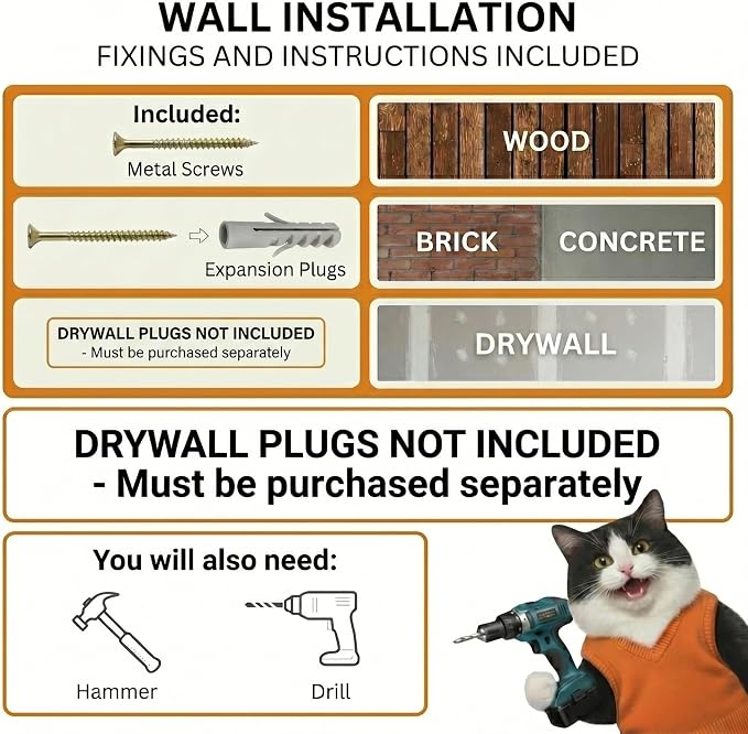 INICIO Cat Wall Shelves - Corner Shelf with 3 Cat Wall Steps - Black | Safe and Sturdy Cat Shelves for wall, Steps and Shelf for Indoor Cats up to 15lbs - Cushioned Perch for Climbing and Playing