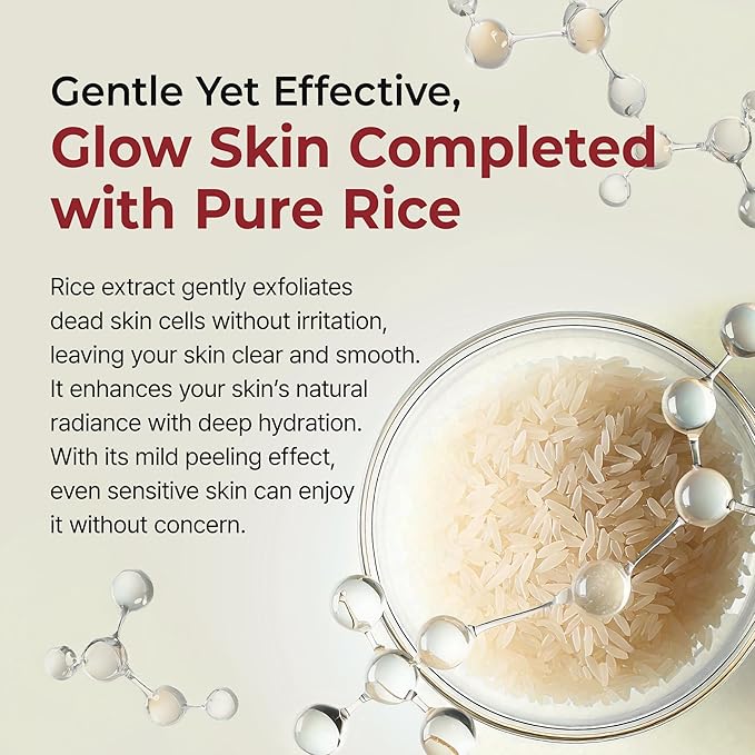 Dr.Melaxin Peel Shot Glow Black Rice Peeling Ampoule 80ml, Dead Skin Gentle Exfoliating Ampoule with Rice Water Extract, AHA BHA, Niacinamide, Daily Skin Texture Care, All Skin Types, Korean Skincare