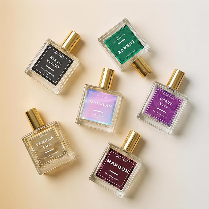 Fleur Noir – Inspired by Kilian Love Don't Be Shy – Long Lasting Gourmand Floral Fragrance – Notes of Honeysuckle, Vanilla, Sweet Marshmallow & Orange Blossom – Clean & Vegan Perfume