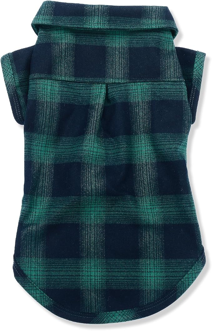 Koneseve Dog Shirt, Pet Plaid Clothes Shirt T-Shirt, Sweater Bottoming Shirt for Small Dog Cat Puppy Grid Adorable Wearing Stylish Cozy Halloween,Christmas Costumes (Green;XXL)