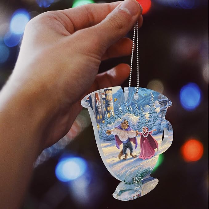 Disney – Beauty and The Beast Winter Enchantment – Chip Potts Teacup Shaped Hanging Acrylic Print Accessory –Perfect for Gifting or Collecting ACPTEACUP566