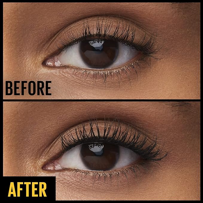 Maybelline Volum' Express Colossal Waterproof Mascara Makeup , Very Black, 1 Count