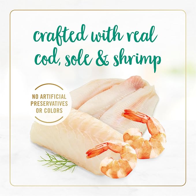 Purina Fancy Feast Cod, Sole and Shrimp Feast Classic Grain Free Wet Cat Food Pate - (Pack of 24) 3 oz. Cans