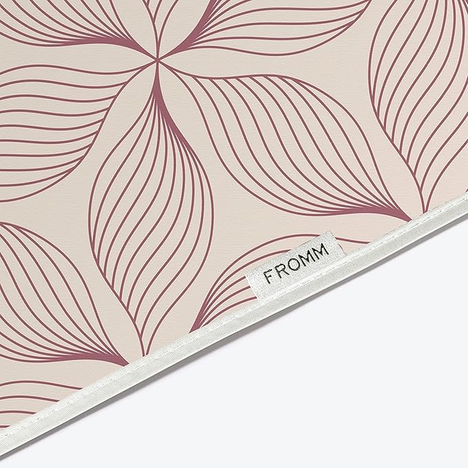 Fromm Professional Client Hair Styling and Hair Cutting Cape, Water and Stain Repellent Teflon Coating for Shampoo Bowl and Wet/Dry Cutting, 44" x 58", Petals