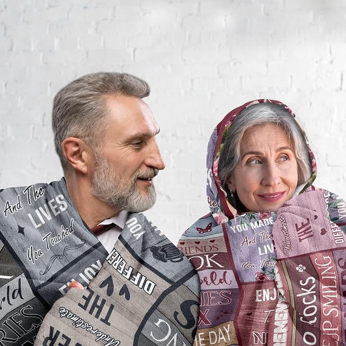 Retirement Gifts for Men/Women 2026, Best Retired Gift Ideas for Male/Female, Funny Retire Gifts, Happy Mens Retirement Gifts for Coworker/Teacher/Dad, Gifts for Retirement Blanket 60X50in