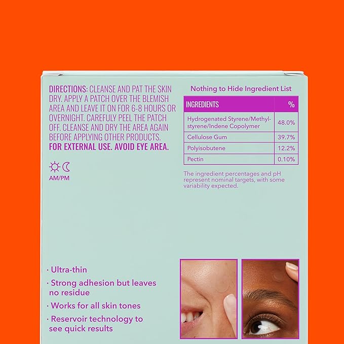Good Molecules Pimple Patches Pack 3 – 180 Patches (60 × 3 Pack) | Ultra-Thin Hydrocolloid Acne Patches to Conceal Breakouts, Blackheads & Blemishes