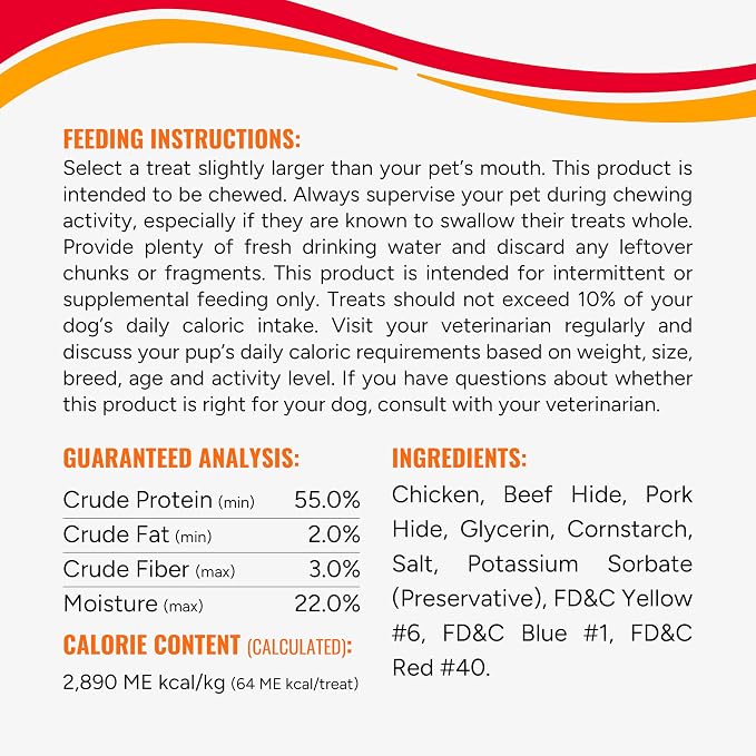 GOOD 'N' FUN Double Pops Long-Lasting Dog Treat with Real Protein, 5.5 oz | Premium Pork and Beef Hide Chew Wrapped with Real Chicken, Supports Dental Health and Mental Stimulation, For Adult Dogs