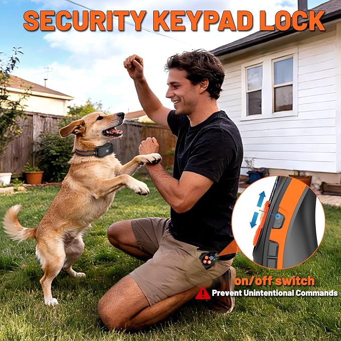 Shock Collar for Dogs 2 Pack, 4000FT IP67 Waterproof 2 Dog Training Collar 4 Training Modes, Shock Collar with Remote Control for Dogs with Light, E Collars for Small Medium Large Dogs (5–150Lbs)