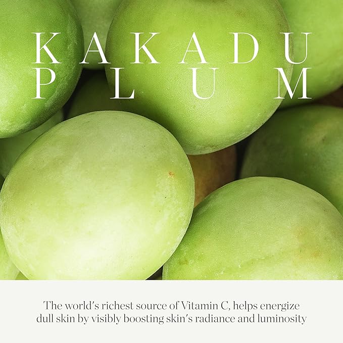 KORA Organics Kakadu Plum Vitamin C Eye Cream, Hydrating & Revitalizing, Certified Organic, Cruelty Free, Refillable, 0.51 fl oz