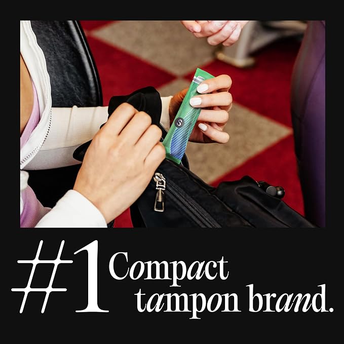 U by Kotex Click Compact Multipack Tampons, Regular/Super, Unscented, 90 Count (Packaging May Vary)